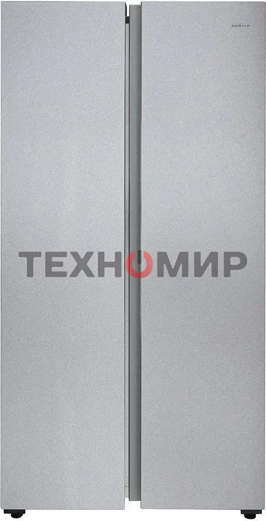 Холодильник Centek CT-1757 NF нержавеющая сталь двухкамерный 271/189л морозилка сбоку, No Frost, Side by Side