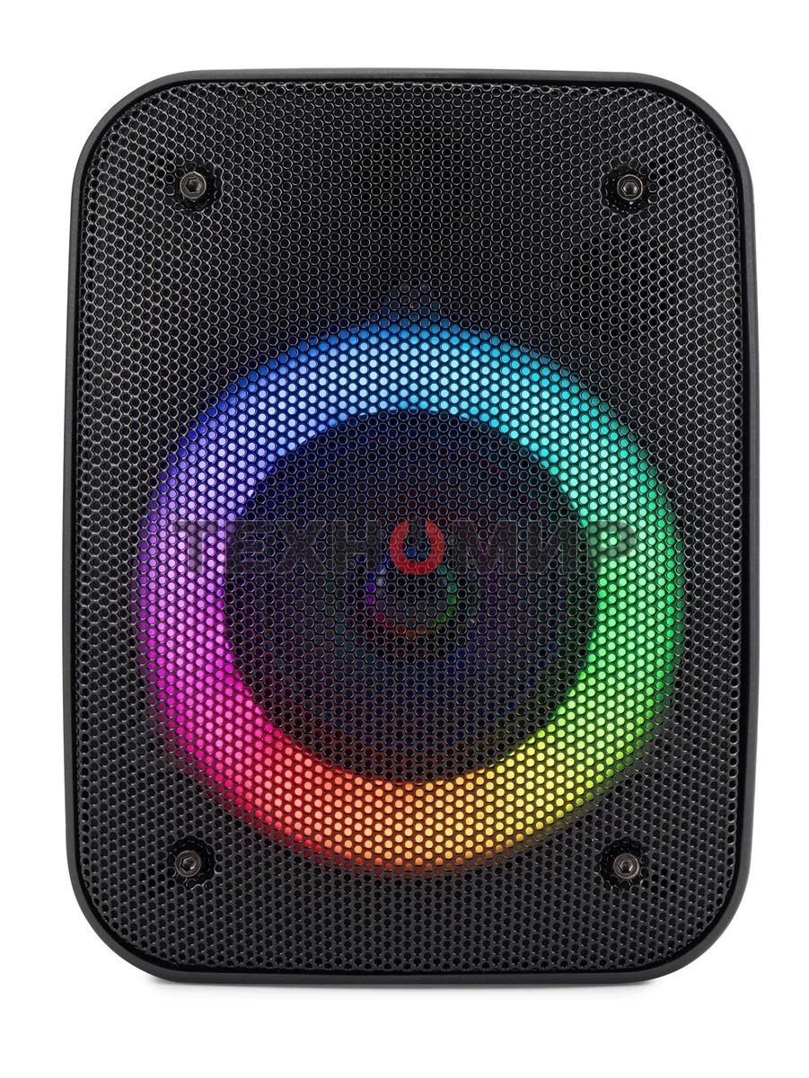 Портативная колонка Hyundai H-PS1005 черный 20 Вт 1.0 BT 10м 1800mAh