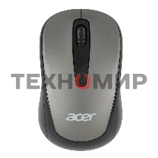 Мышь беспроводная Acer OMR134 серый, 1000 dpi, радиоканал, USB, кнопки - 3