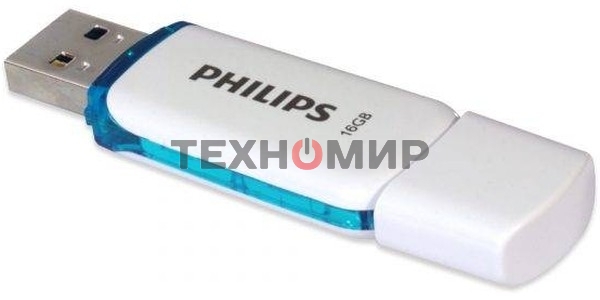 Флешка USB 16Gb PHILIPS SNOW2.0 16Gb, USB 2.0