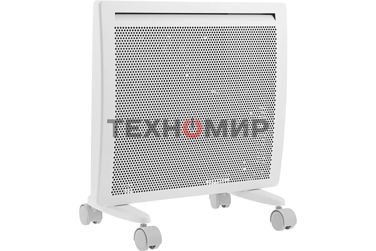 Конвектор электрический гибридный Denzel HybridX-1000 белый, 1000 Вт, 20 м2, термостат, дисплей