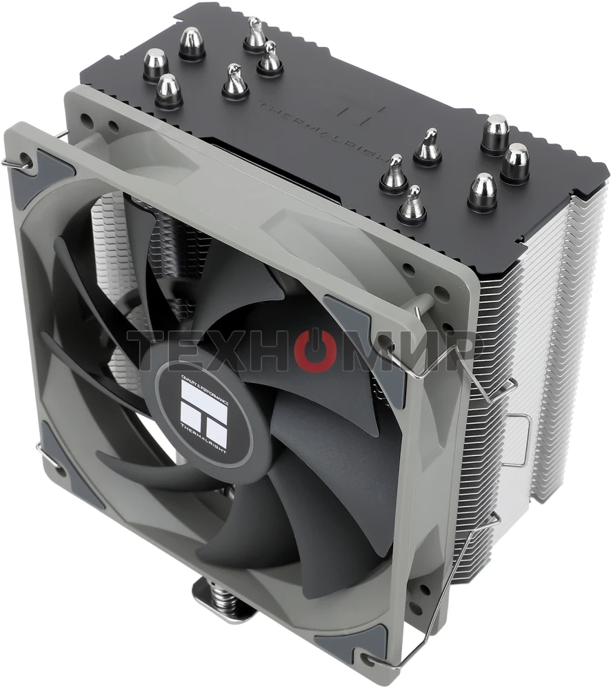 Кулер для процессора Thermalright Burst Assasin 120 (4-pin PWM, 154мм, Ni/CU, 6x6мм, 1x120мм, 66.17CFM, 25.6dBA, 1550RPM, S: 1700, 1200, 115X, AM5, AM4)