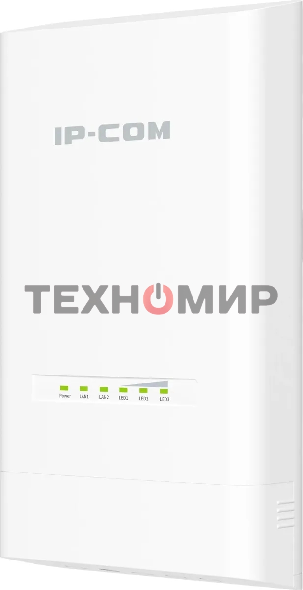 Наружная точка доступа IP-COM CPE12, 5 ГГц, до 867 Мбит/с, IP65, 1х12dbi, PoE, 2х1 Гбит/с, молниезащита 6000В