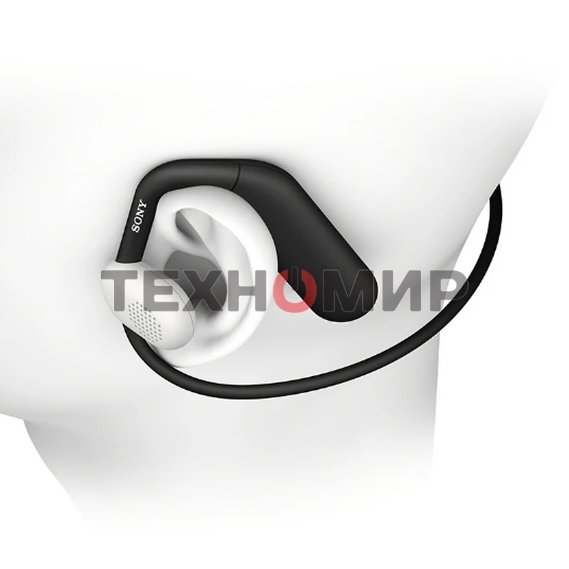 Наушники накладные Sony WI-OE610 черный беспроводные bluetooth нашейный держатель (WI-OE610/BQ E)