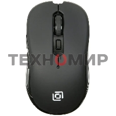 Мышь беспроводная Oklick 610MWC черный, 1600 dpi, радиоканал, USB/USB-C, кнопки - 6