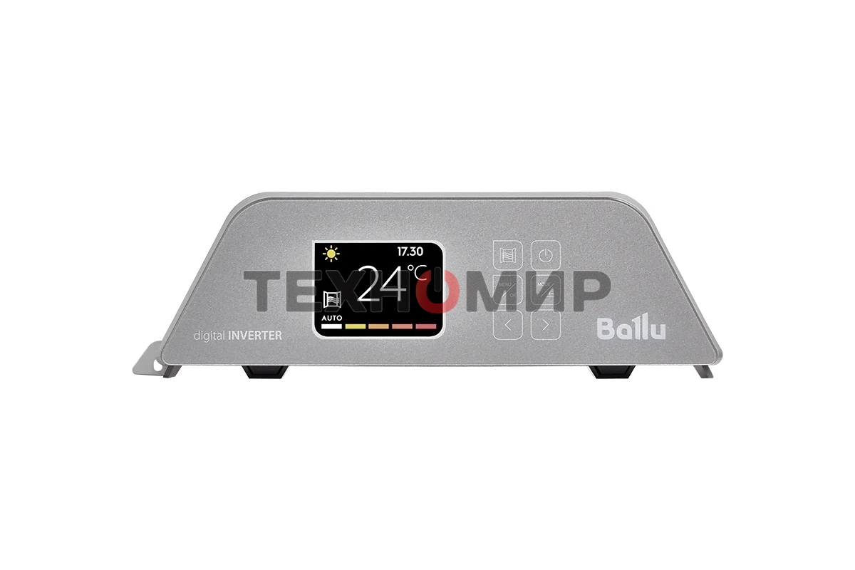 Конвектор электрический Ballu Apollo digital INVERTER Moon Gray BEC/ATI-2501 серый, 2500 Вт, 30 м2, термостат, дисплей, WiFi