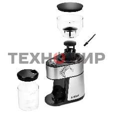 Кофемолка Kitfort КТ-717 230Вт сист.помол.:ротац.нож вместим.:100гр нержавеющая сталь/черный