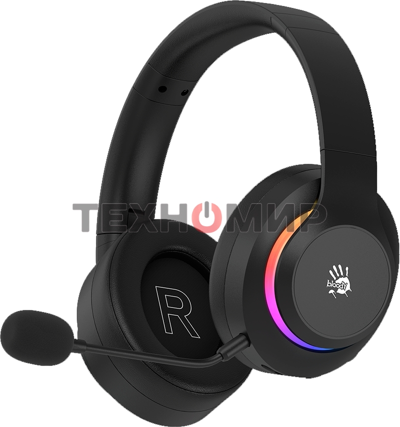 Гарнитура беспроводная с микрофоном A4Tech Bloody GR520 черный мониторные BT/Radio оголовье