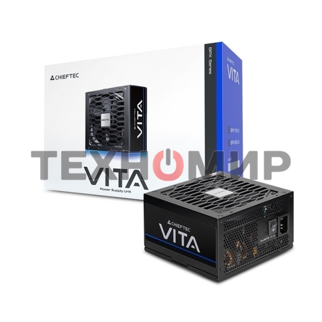 Блок питания, Chieftec, Vita BPX-850S, 850Вт, 80 PLUS Bronze, 120мм, черный
