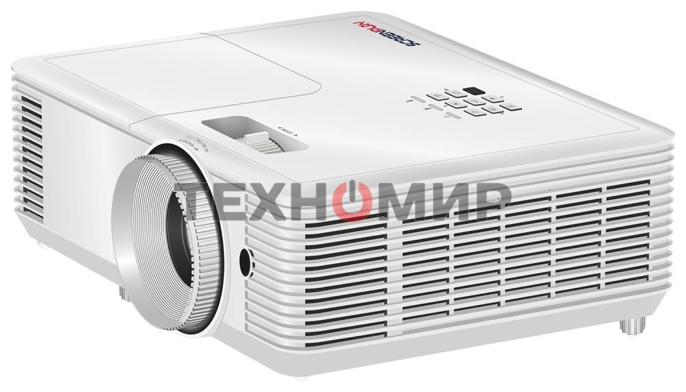 Проектор ScreenPlay INFOCUS SP224ST DLP, XGA, 3800 lm, 30 000:1, 0.62:1, 2xHDMI 1.4, VGA in/out, S-Video, 3.5mm in/out, USB-A, RS-232, лампа 15 000ч.(ECO mode), 10W, 27дБ, 2,9 кг, БЕЛЫЙ