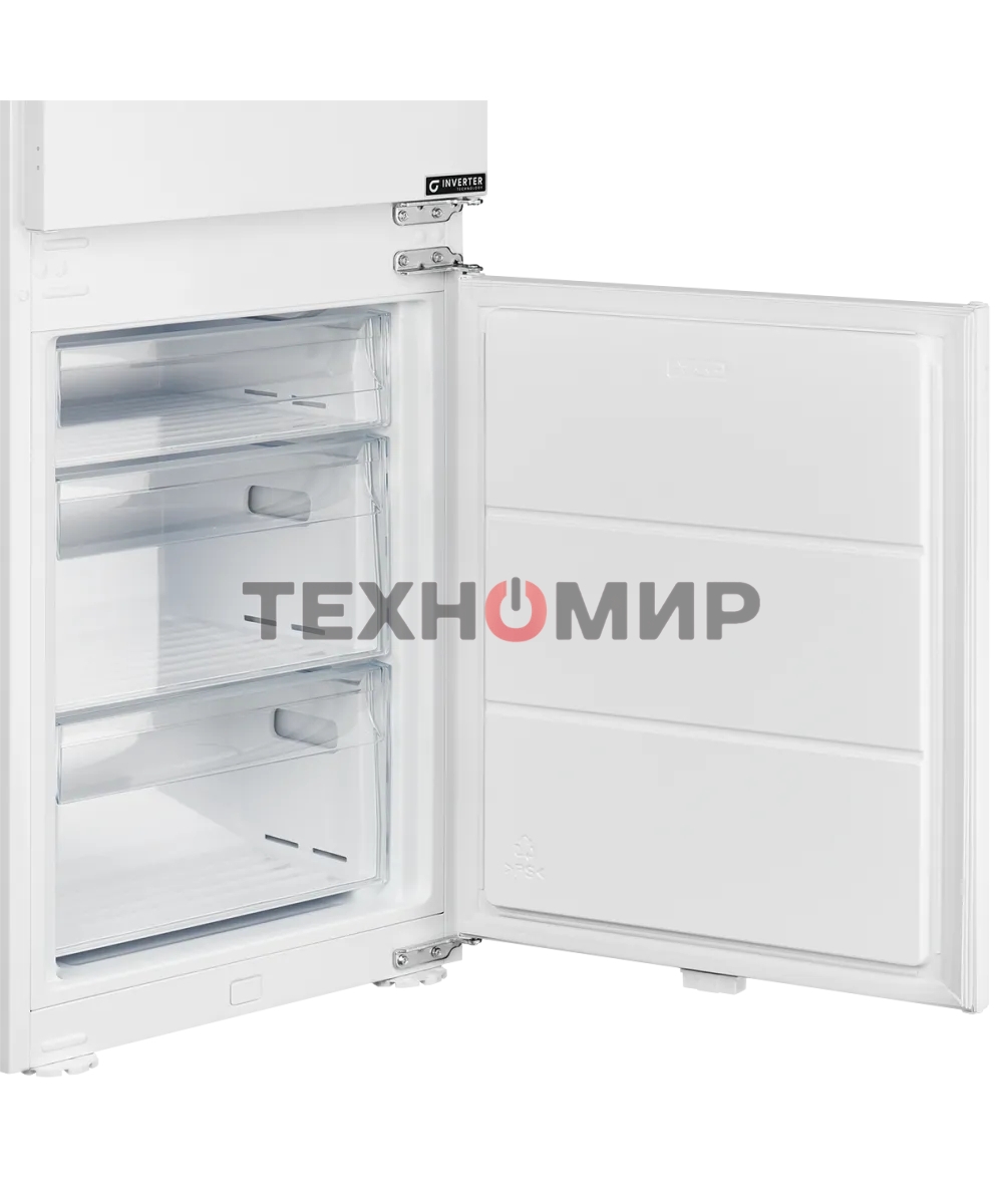 Встраиваемый холодильник Kuppersberg RBN 1964, High-Tech, полезный объем 309 л, No Frost, супер заморозка, инверторный компрессор, электронное управление, энергоэффективность А+