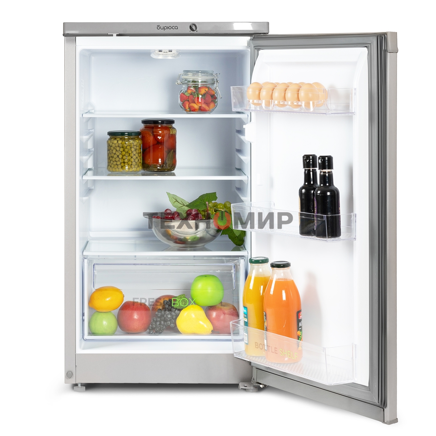 Холодильник Бирюса M409 металлик однокамерный 115л
