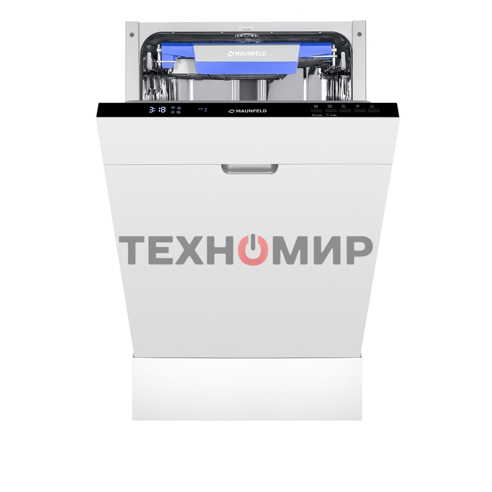 Посудомоечная машина Maunfeld MLP45230 Light Beam, белый, 44.8 см, 10 компл., 47 дБ, класс A++