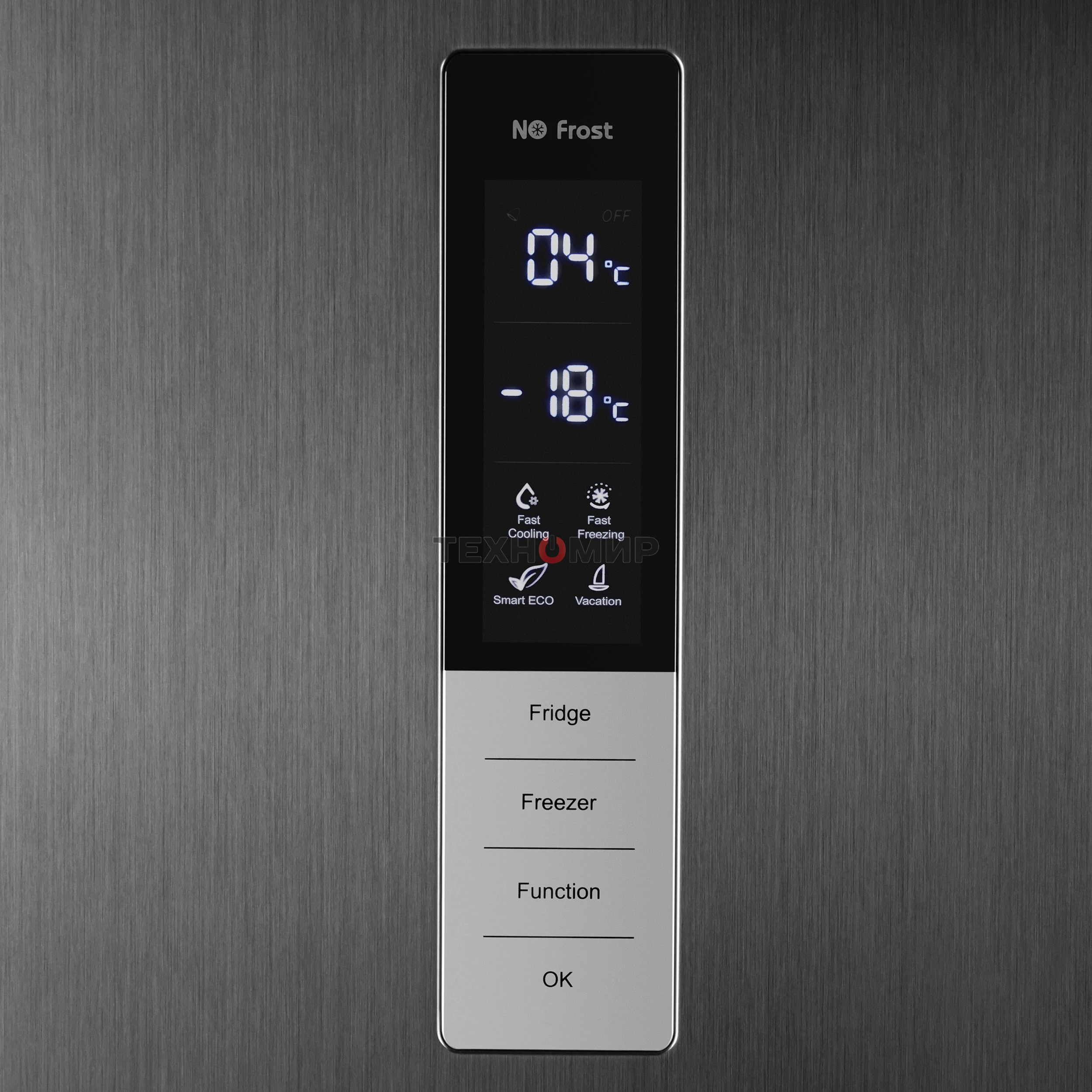 Холодильник Maunfeld MFF1857NFSB черный мат. инвертер двухкамерный 336/117л морозилка снизу