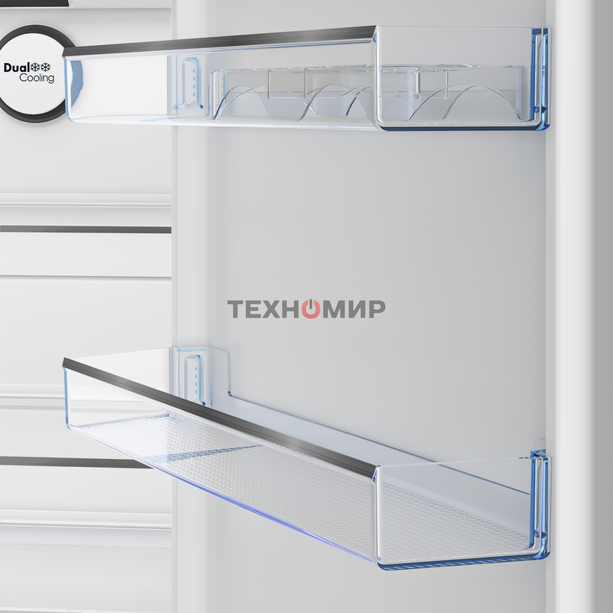 Холодильник Beko B5RCNK363ZXBR антрацит двухкамерный 220/100л морозилка снизу Total No Frost