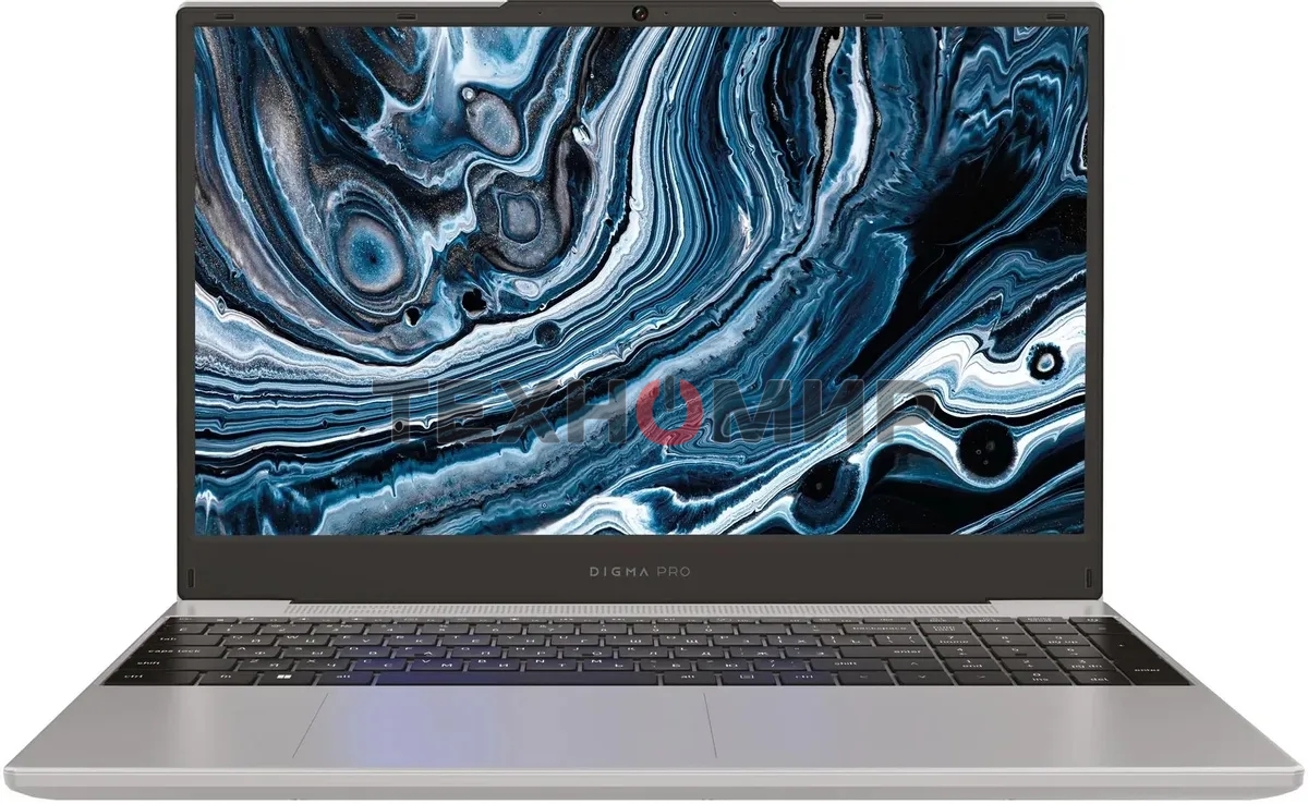 Ноутбук Digma Pro Breve серебристый DN15R5-ADXW09 Ryzen 5 7430U 16Gb SSD 512Gb AMD Radeon 15.6