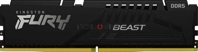 Оперативная память Kingston Fury Beast Black, DDR5, 32GB (1x32GB), 5600 MHz, CL36, с радиатором, чёрный
