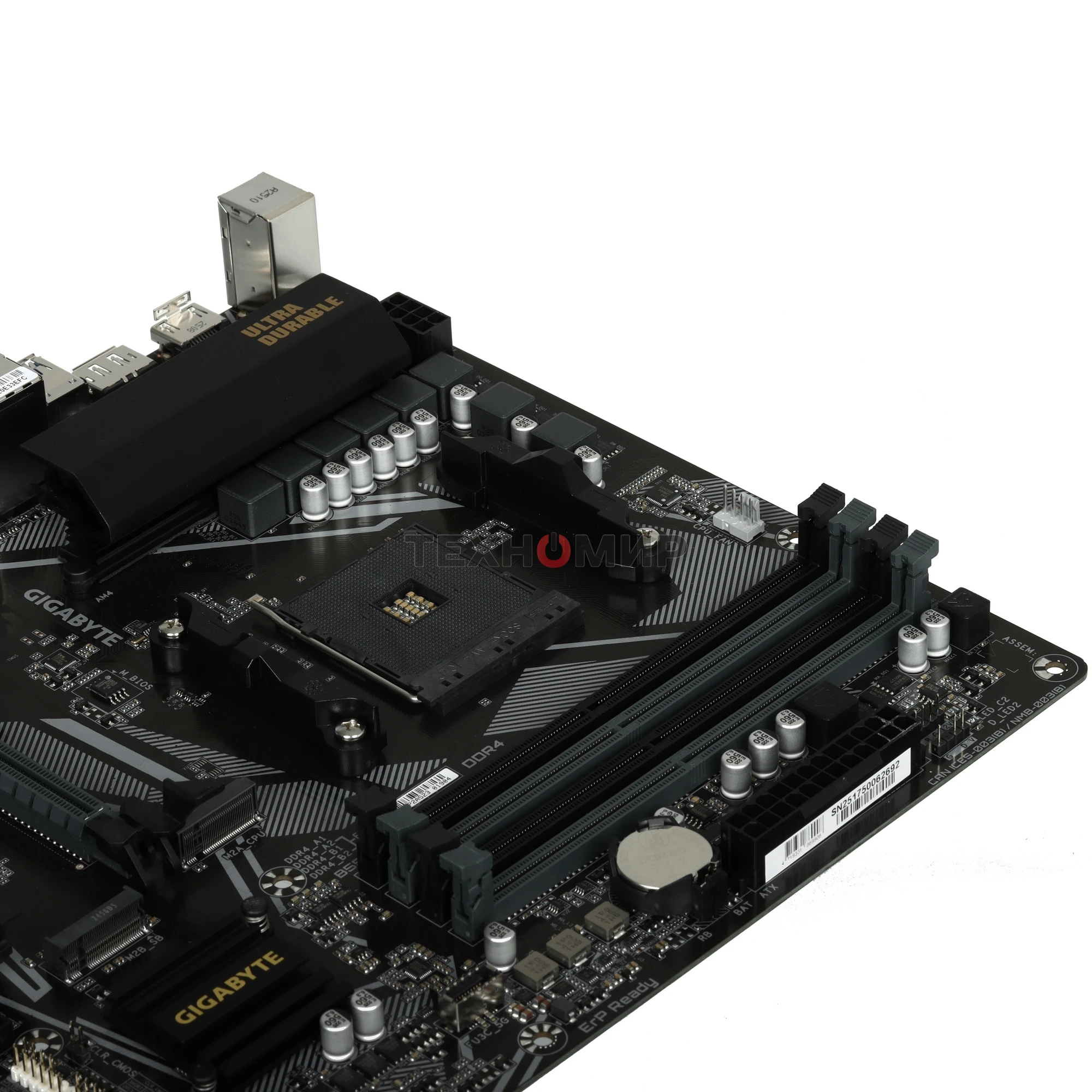 Материнская плата Gigabyte B550M DS3H AC R2, AM4, AMD B550, 4xDDR4, 4xSATA, 2xM.2, 1xPCIe 4.0 x16, 1xPCIe 3.0 x4, 1xPCIe 3.0 x1, 1xDP, 1xHDMI, 1x1Gb LAN, Wi-Fi, Bluetooth 5.0, 4xUSB-A 5Gbps, 2xUSB-A 2.0, 3x3.5 мм, 7.1, mATX