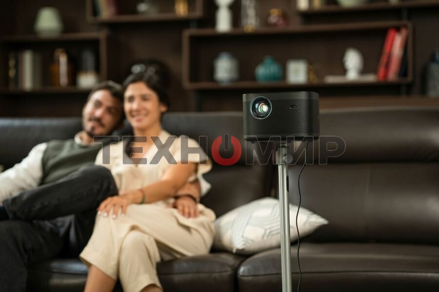 Домашний проектор XGIMI Horizon/технология:DLP/Разрешение:FullHD/2200Лм/MediaTek MT9612/2GB/32GB/Wi-Fi, Bluetooth/AndroidTV/HDR10/0.76-7.66м/HarmanKardon/Вес:2.9кг/Черный XK03K