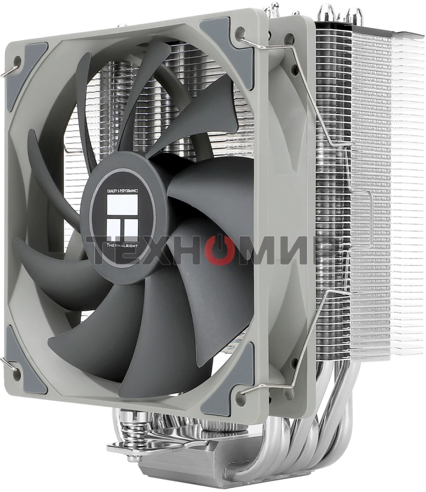 Кулер для процессора Thermalright Burst Assasin 120 (4-pin PWM, 154мм, Ni/CU, 6x6мм, 1x120мм, 66.17CFM, 25.6dBA, 1550RPM, S: 1700, 1200, 115X, AM5, AM4)