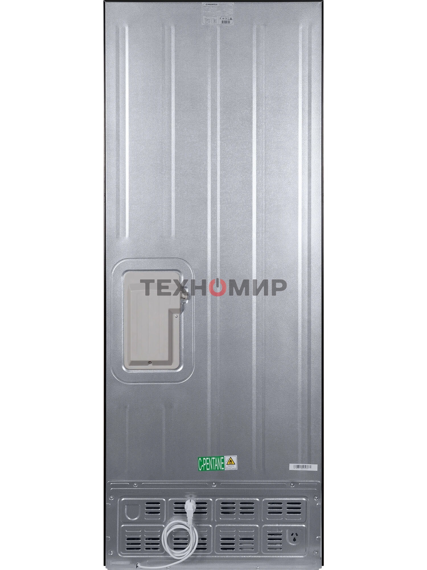 Холодильник Maunfeld MFF1857NFSB черный мат. инвертер двухкамерный 336/117л морозилка снизу