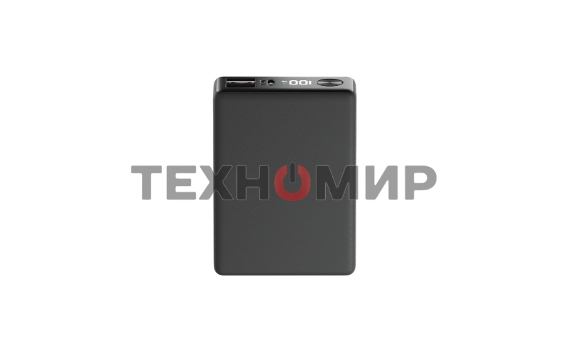Портативный аккумулятор OLMIO QX-10, 10000mAh, 22.5W, QuickCharge3.0/PowerDelivery, LCD, графитовый