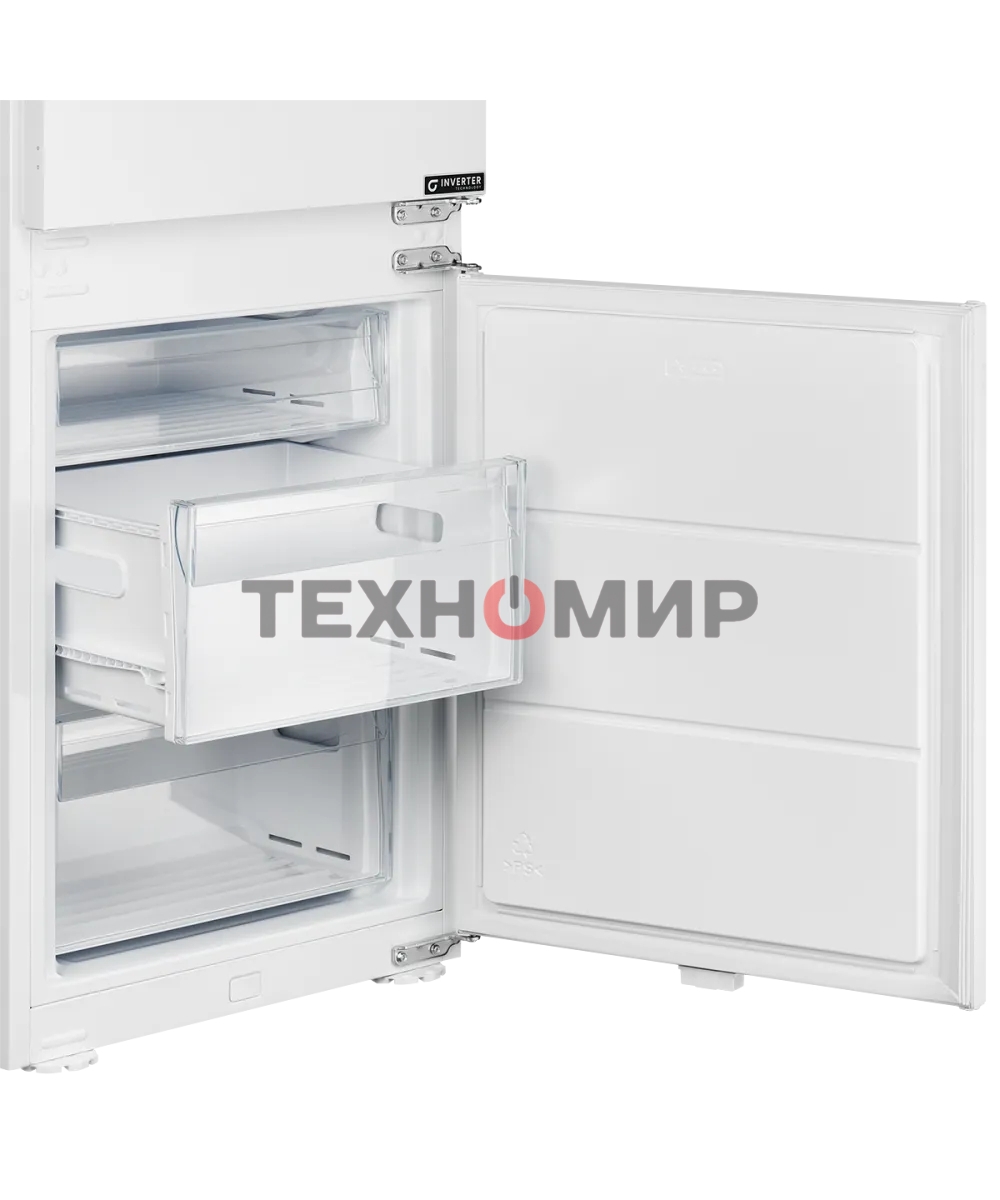 Встраиваемый холодильник Kuppersberg RBN 1964, High-Tech, полезный объем 309 л, No Frost, супер заморозка, инверторный компрессор, электронное управление, энергоэффективность А+