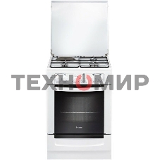 Плита комбинированная Gefest ПГЭ 6110-02 0300 белый, конфорок 3 газовых и 1 электрическая, духовка 52 л, 60 см x 85 см x 60 см