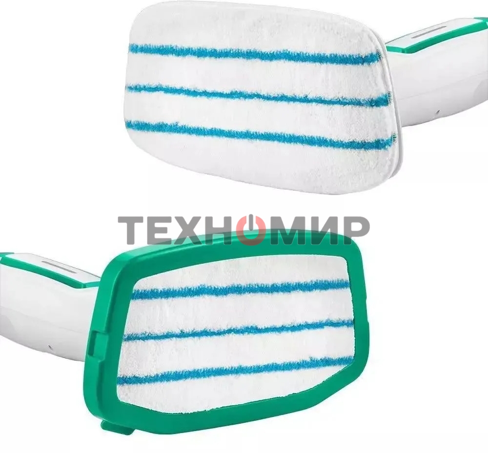 Швабра паровая Kitfort КТ-1098 белый/зеленый