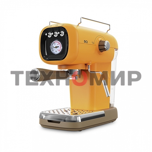Кофеварка эспрессо BQ CM2004 желтый, исп. кофе - молотый, 0.6 л, 1100 Вт, 20 бар