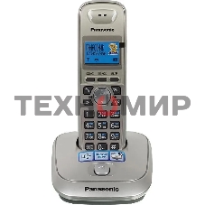 Телефон Panasonic KX-TG2511RUN (платиновый) АОН, Caller ID,спикерфон на трубке,переход в Эко режим одним нажатием