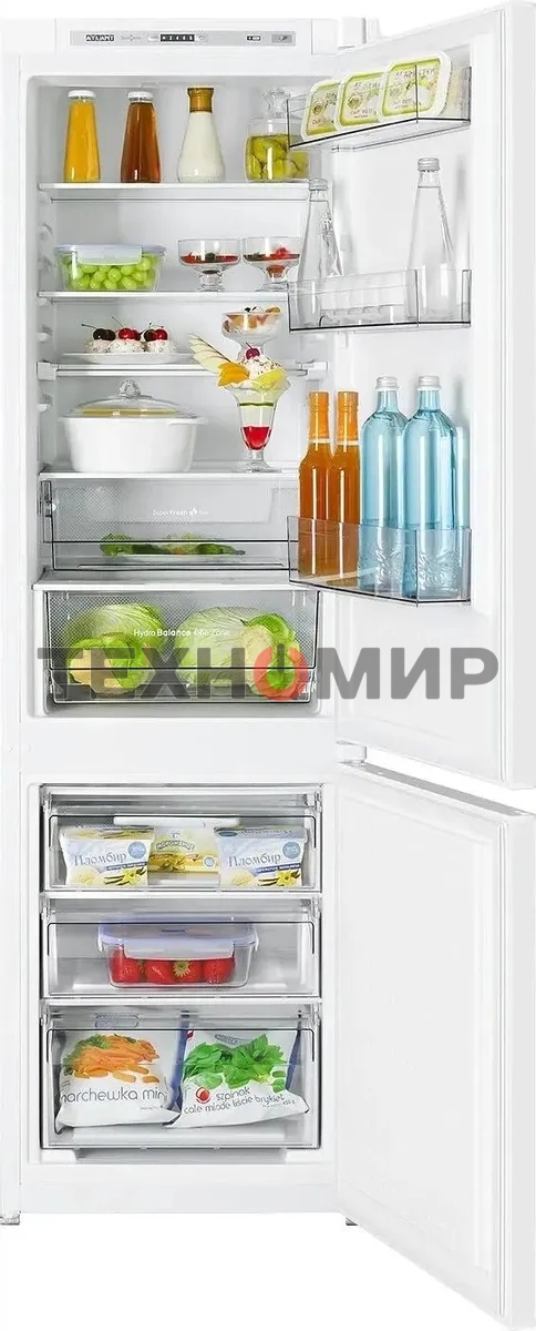 Встраиваемый холодильник Atlant ХМ-4319-101 белый двухкамерный 175/70л морозилка снизу