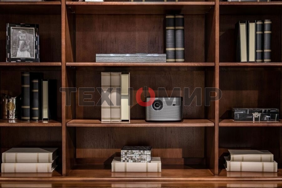 Домашний проектор XGIMI Horizon/технология:DLP/Разрешение:FullHD/2200Лм/MediaTek MT9612/2GB/32GB/Wi-Fi, Bluetooth/AndroidTV/HDR10/0.76-7.66м/HarmanKardon/Вес:2.9кг/Черный XK03K