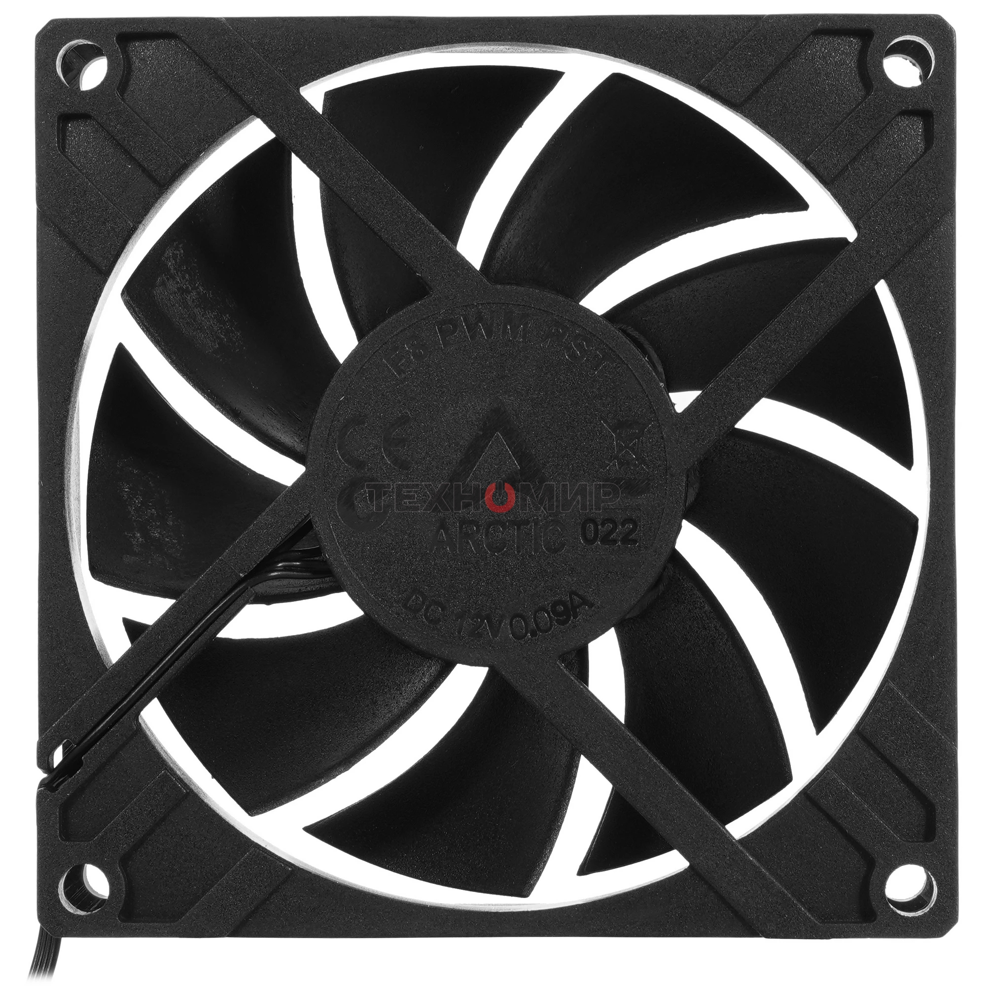 Вентилятор корпусной ARCTIC SF8 PWM PST (Black) Value pack (5pc) (ACFAN00261A)