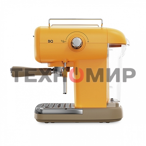 Кофеварка эспрессо BQ CM2004 желтый, исп. кофе - молотый, 0.6 л, 1100 Вт, 20 бар