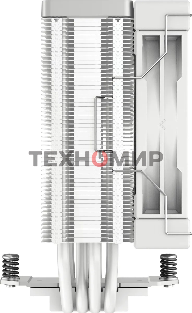 Кулер для процессора DEEPCOOL AK400 WH белый, 120 мм, алюминий/медь, 1850 об/мин, 29 дБ, 4 pin, 220 Вт, 155 мм
