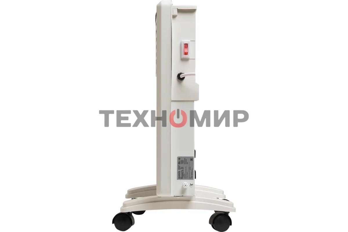 Конвектор электрический Oasis EK-15 белый, 1500 Вт, 20 м2, термостат, дисплей