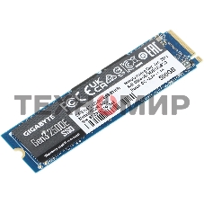 Накопитель SSD GIGABYTE AORUS Gen3 2500E, 500Gb, M.2 2280, PCIe 3.0 x4, NVMe, R/W 2300/1500
