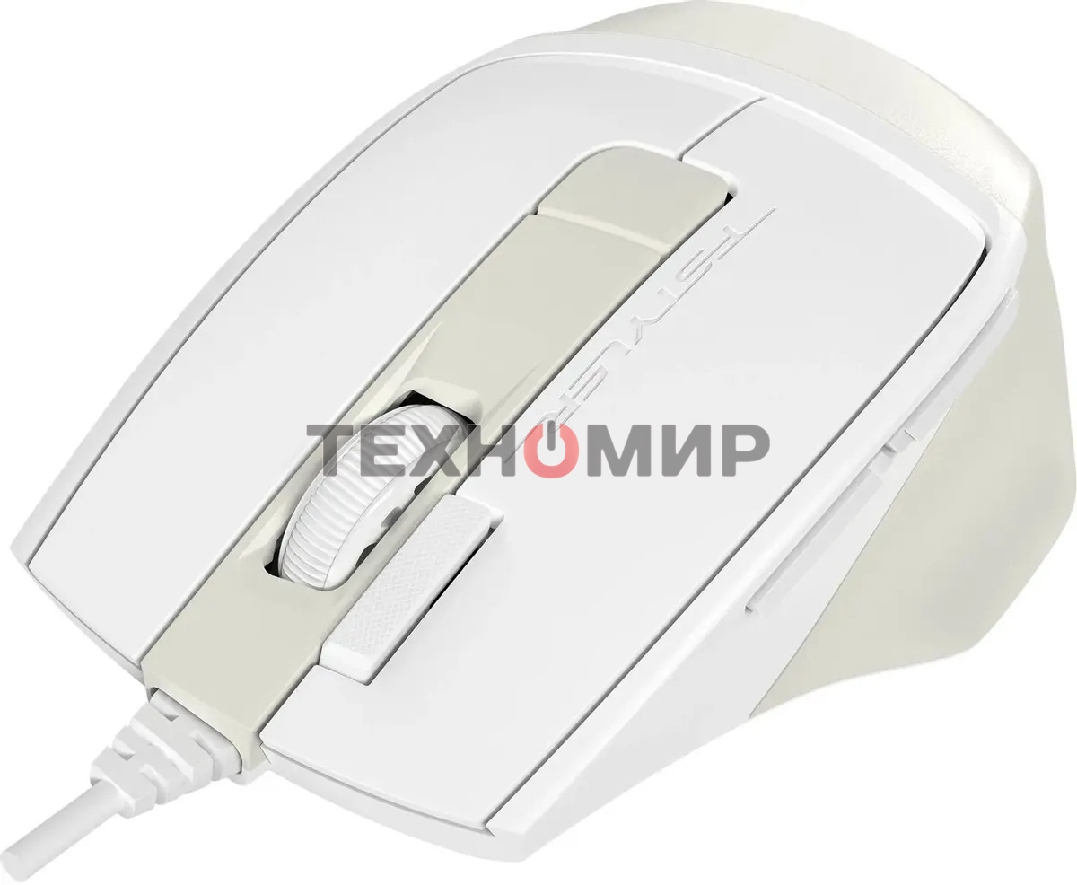 Мышь проводная A4Tech Fstyler FM45S Air бежевый, 2400 dpi, USB, кнопки - 7
