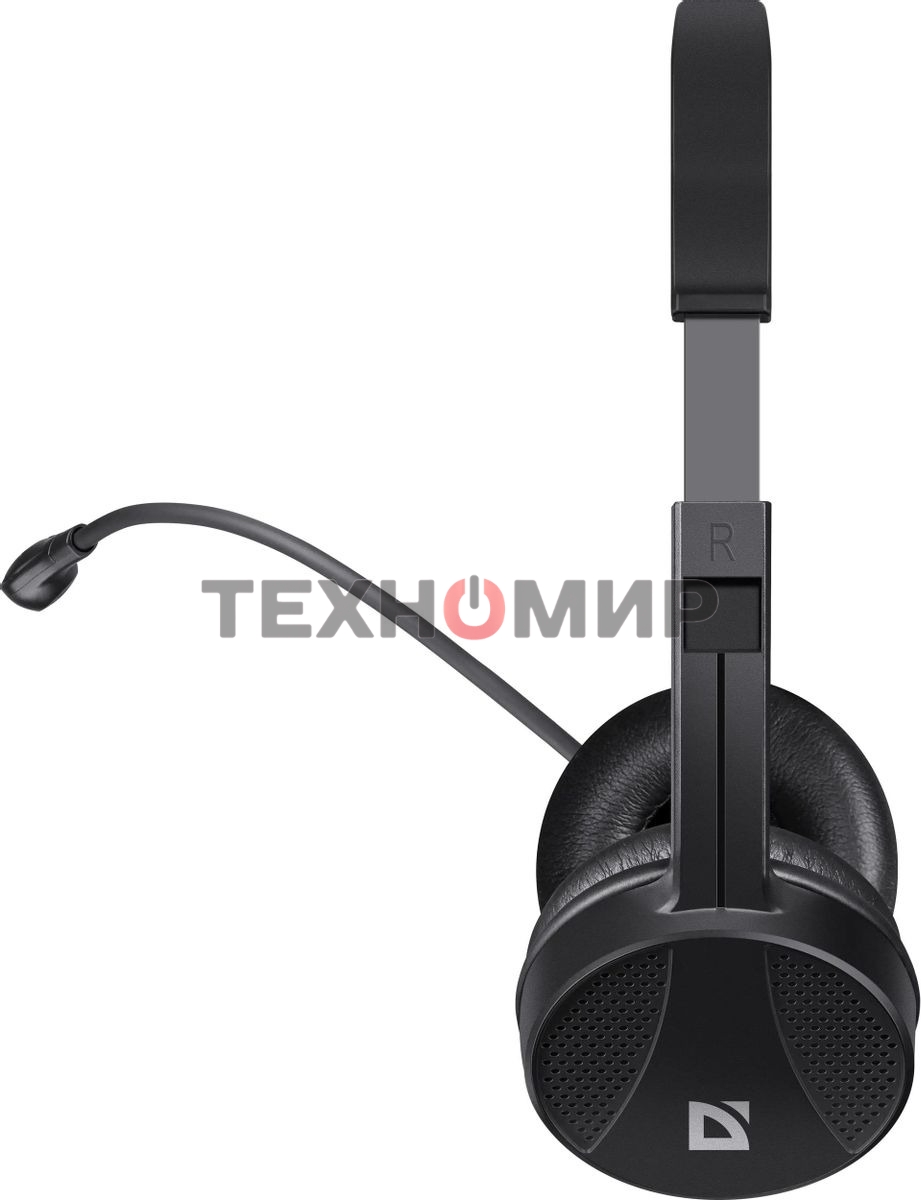 Гарнитура проводная Defender Tune 160 (черный, провод 1.8 м)