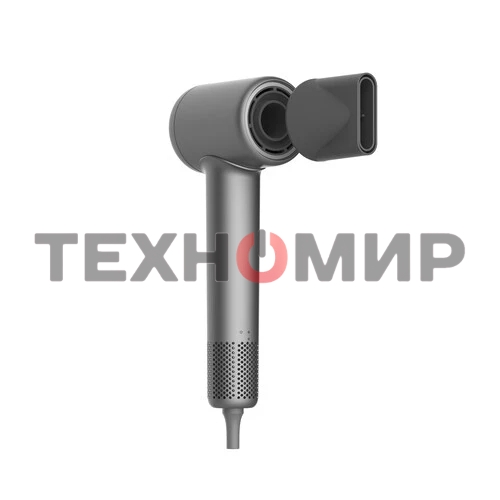 Фен Deerma DEM-CF51W темно-серый, 1400 Вт, компактный, ионизация