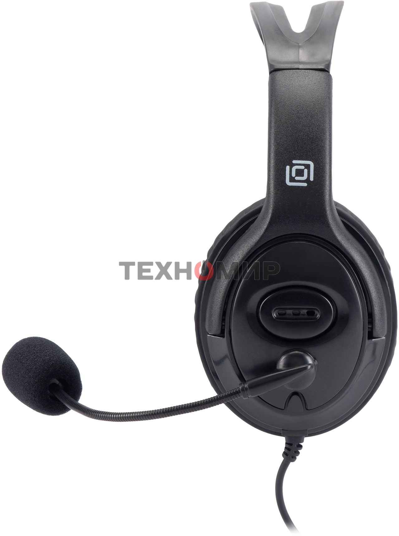 Наушники с микрофоном Oklick HS-M400 черный 1.8м накладные оголовье
