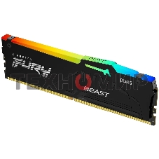 Оперативная память Kingston DDR5 DIMM FURY Beast Black EXPO RGb 16Gb, 6800Mhz, KF568C34BBEA-16 CL34, с радиатором Kingston
