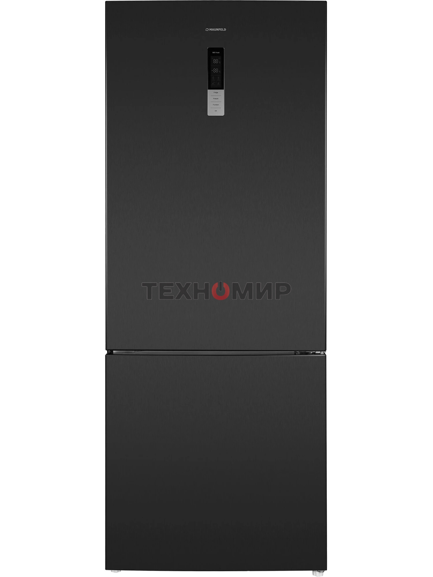 Холодильник Maunfeld MFF1857NFSB черный мат. инвертер двухкамерный 336/117л морозилка снизу