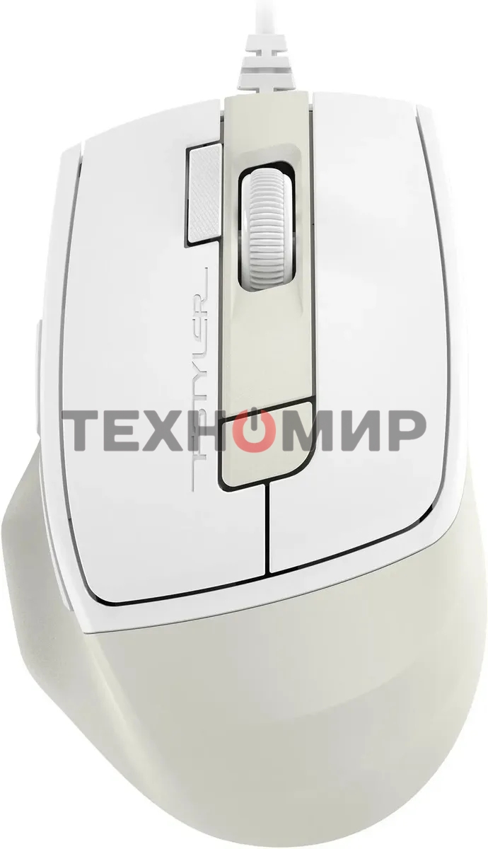 Мышь проводная A4Tech Fstyler FM45S Air бежевый, 2400 dpi, USB, кнопки - 7