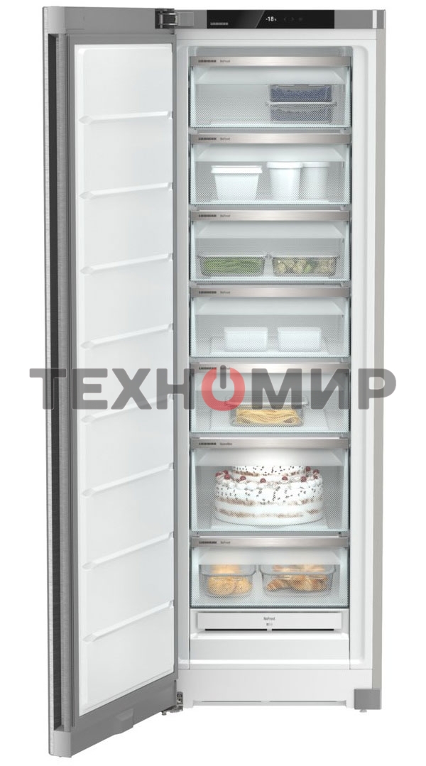 Морозильная камера Liebherr SFNsdd 5227-22 001 (часть Side-by-Side XRFsd 5220) серебристый, 271л, 7 ящиков