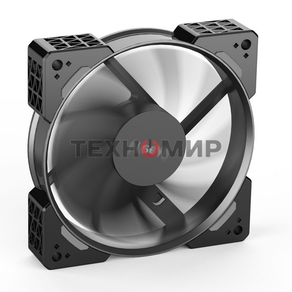 Вентилятор для корпуса Alseye N12-B черный, 120 мм, 1800 об/мин, 37.8 дБ, 4 pin