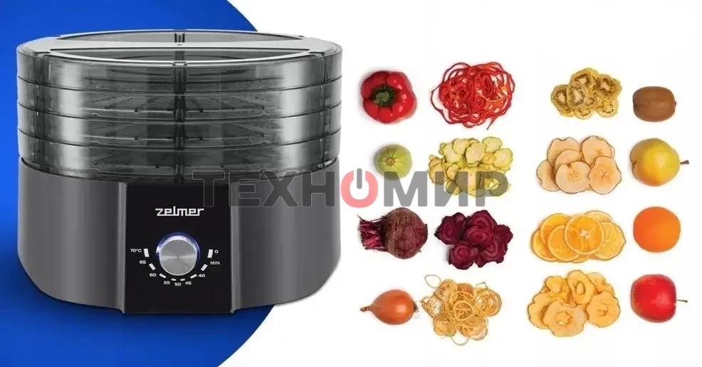 Сушильная машина Zelmer FOOD ZFD1004 черный