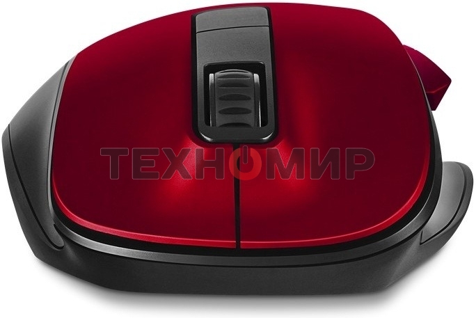 Мышь беспроводная Sven RX-525SW красная (бесшумн. кл., 5+1кл. 600-1400DPI, Soft-touch, блист.)