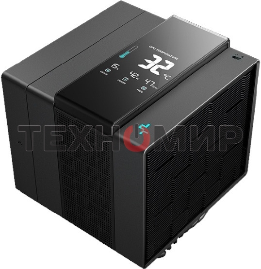 Кулер для процессора DEEPCOOL ASSASSIN IV VC VISION черный, 120 мм, алюминий/медь, 1800 об/мин, 29.3 дБ, 4 pin, 300 Вт, 172 мм